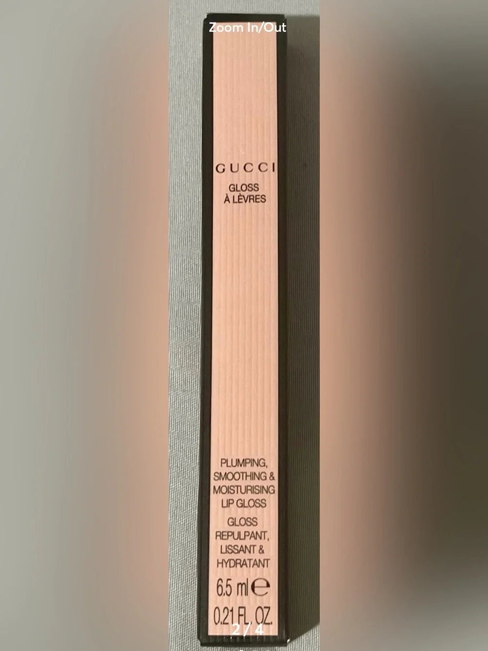 Gucci - Teresina Red Lip Gloss with Gold Accents